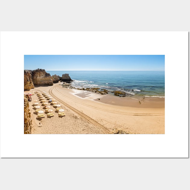 Scenic golden cliffs near Alvor Wall Art by homydesign